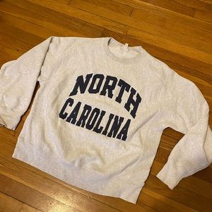 Champion UNC Chapel Hill Collegiate Crewneck Sweatshirt